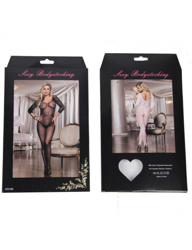 QUEEN LINGERIE OFFENE OHNE LANGE ÄRMEL BODYSTOCKING SL