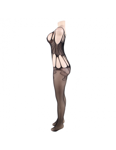 QUEEN LINGERIE HOLLOW OUT OFF SCHULTER NETZ BODYSTOCKING SL