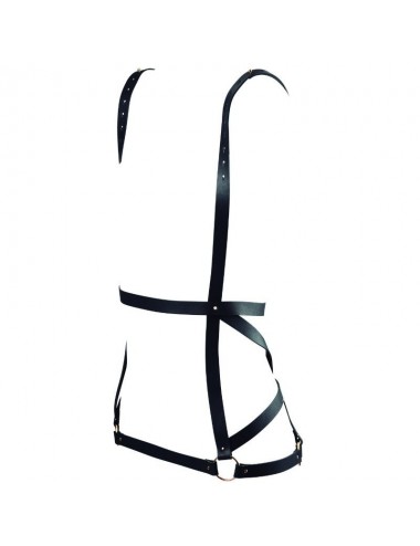 BIJOUX INDISCRETS MAZE ARROW DRESS HARNESS - SCHWARZ