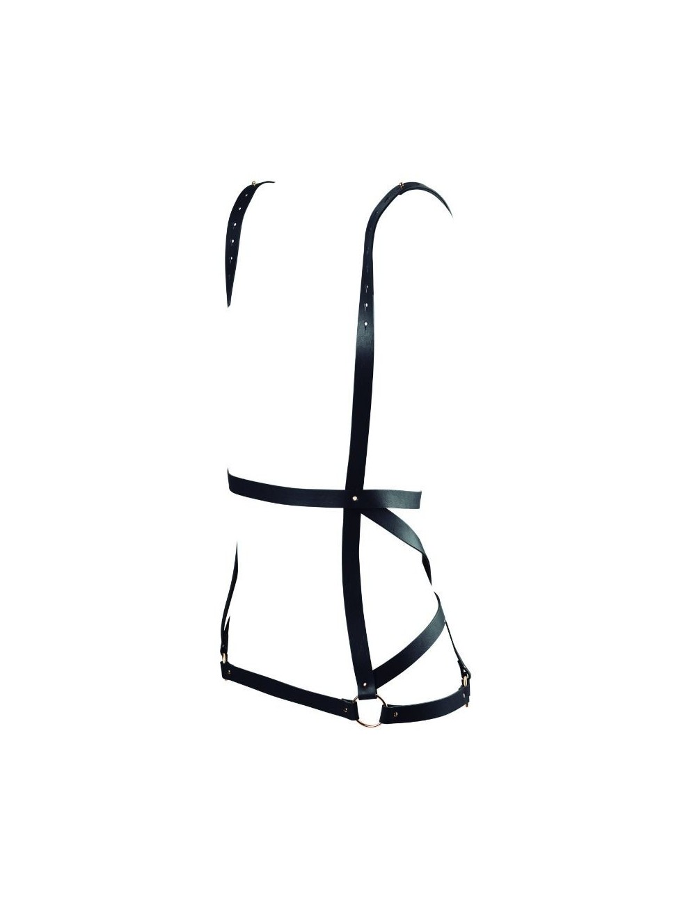 BIJOUX INDISCRETS MAZE ARROW DRESS HARNESS - SCHWARZ BIJOUX INDISCRETS MAZE ARROW DRESS HARNESS - SCHWARZ