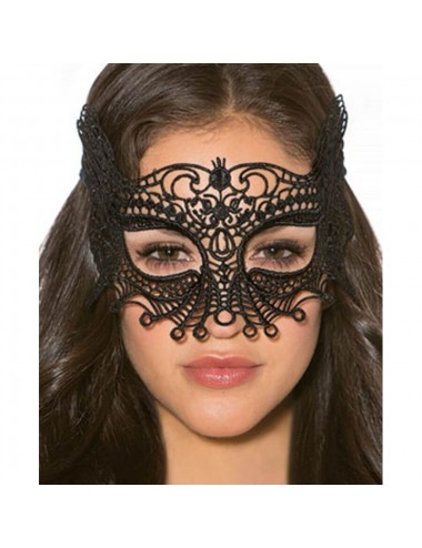 KÖNIGIN LINGERIE SCHWARZE MASKE EINE GRÖSSE