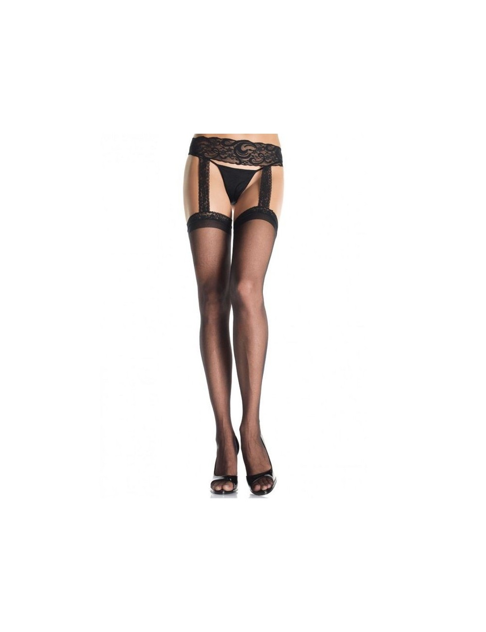 BEIN AVENUE GARTERBELT STOCKINGS