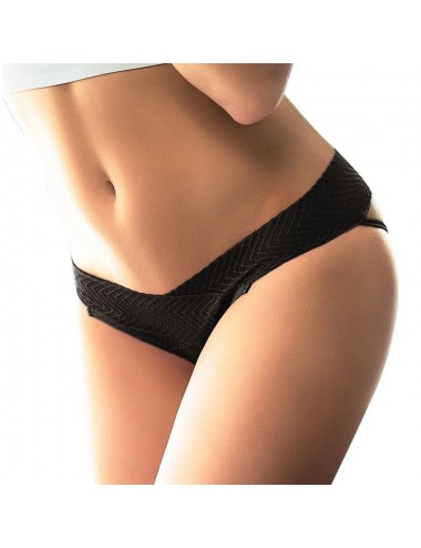 QUEEN LINGERIE OPEN CROTHLESS PANTIES L / XL