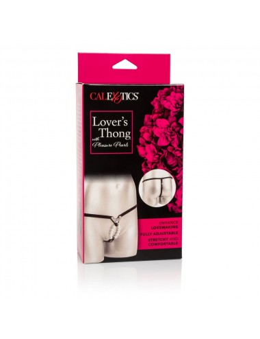 CALEX LOVERS THONG W. GENUSS PERLEN