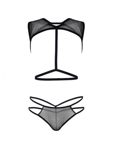 LEG AVENUE - NET KÖRPERGURT UND G-STRING 81538 - EINHEITSGRÖSSE
