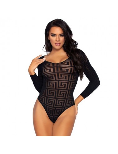 BEIN AVENUE MOSAIC SNAP CROTH BODYSUIT EINE GRÖSSE