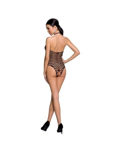 PASSION - WOMAN BS087 SCHWARZER BODYSTOCKING, EINE GRÖSSE