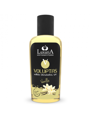 LUXURIA VOLUPTAS ESSBARE STIMULIERENDE GELWÄRMUNGSEFFEKT - VANILLA 100 ML