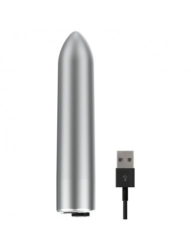 OHMAMA VIBRIERENDE BULLET 10 MUSTER - SILBER