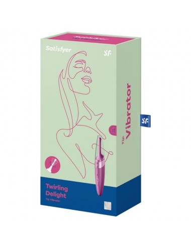 SATISFYER - TWIRLING DELIGHT CLIT TIP VIBRATOR LILA