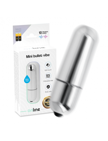 ONLINE MINI BULLET VIBE - SILBER