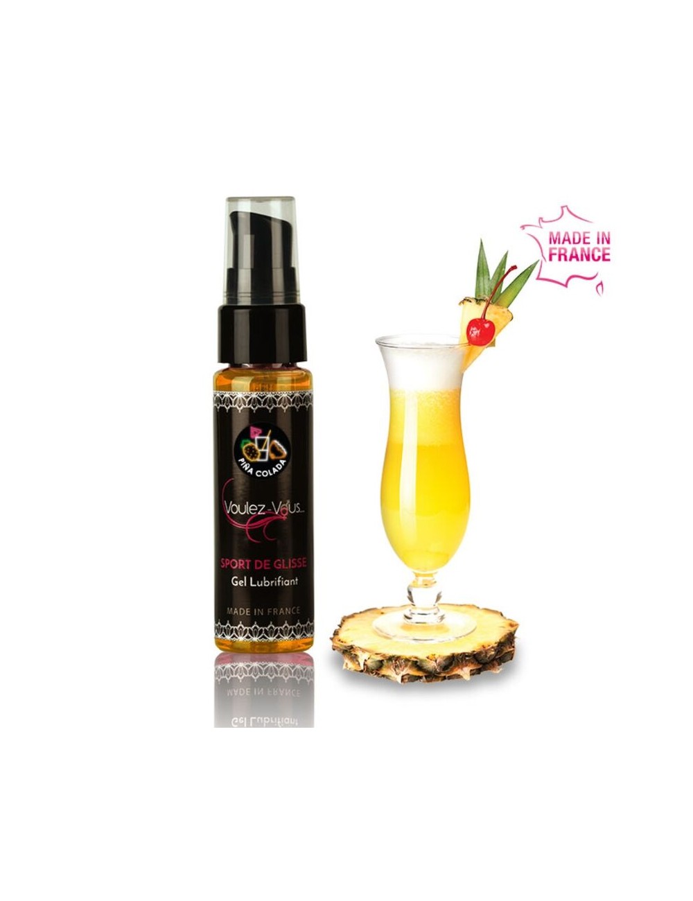 VOULEZ-VOUS GEL LUBRICANTE BASE AGUA - PIÑA COLADA - 35 ML