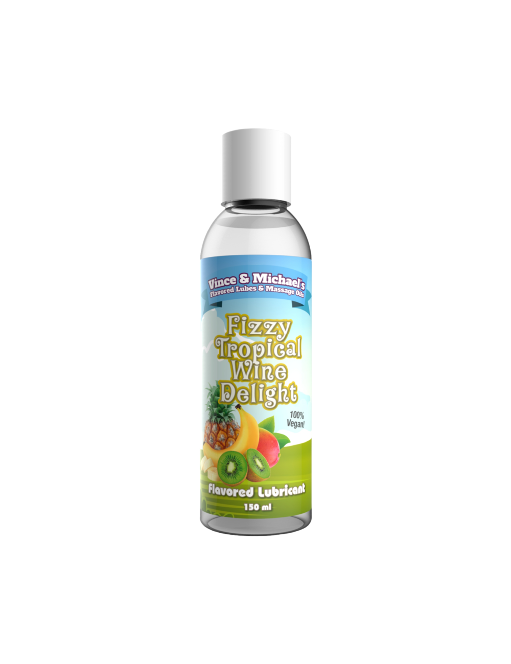 VINCE & MICHAEL'S LUBRICANTE VINO AFRUTADO TROPICAL 150ML VINCE & MICHAEL'S LUBRICANTE VINO AFRUTADO TROPICAL 150ML
