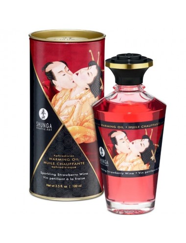 SHUNGA APHRODISIAC WARMING OIL SPARKLING ERDBEERWEIN 100 ML