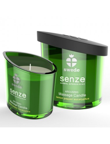 SWEEDE SENZE AROUSING MASSAGE CANDLE - ZITRONE