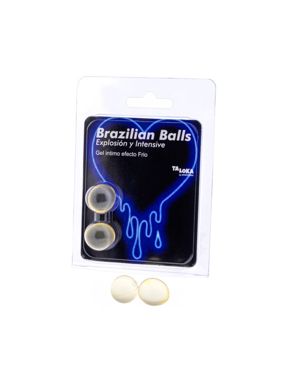 TALOKA - 2 BRASILIANISCHE BÄLLE KÄLTE- UND VIBRATIONSEFFEKT AUFREGENDES GEL