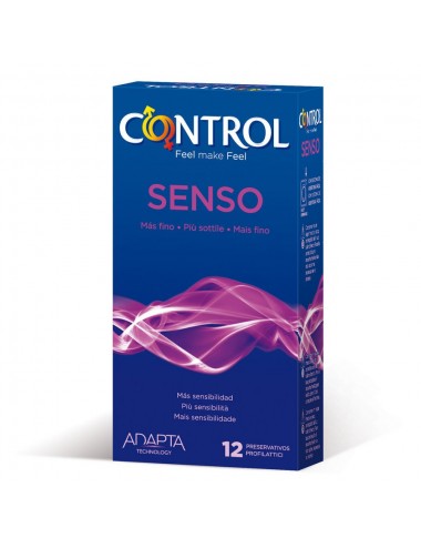 CONTROL ADAPTA SENSO CONDOMS 12 UNITS