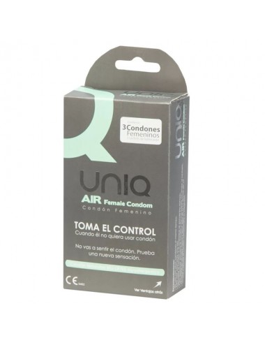 UNIQ AIR LATEX FREE FEMALE CONDOM 3 UNITS