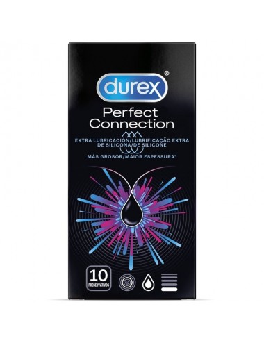 DUREX PERFECT CONNECTION SILIKON EXTRA SCHMIERUNG 10 EINHEITEN