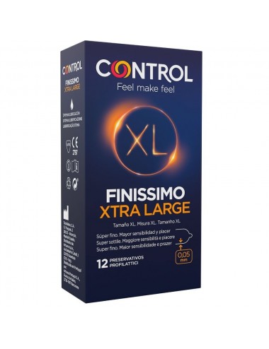 CONTROL FINISSIMO XL CONDOMS 12 UNITS