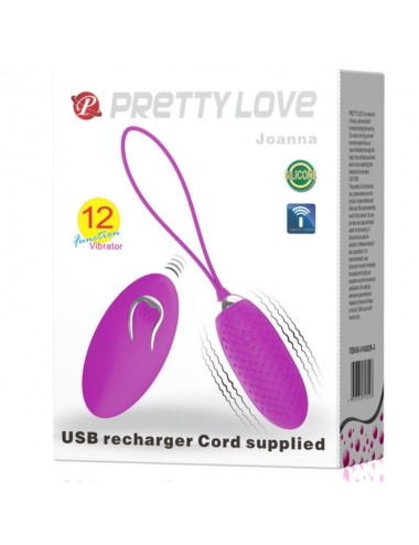 PRETTY LOVE - JOANNA VIBRIERENDES EI MIT FERNBEDIENUNG 12 MODI