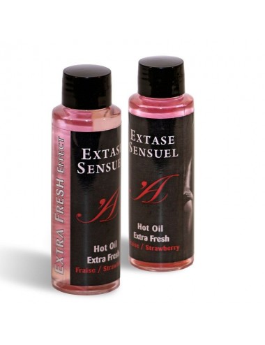 EXTASE SENSUEL HEISSES ÖL EXTRA FRISCHE ERDBEERE 100ML