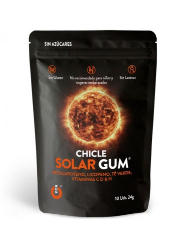 WUG GUM SOLAR GUM SUN TANNING 10 UNITS