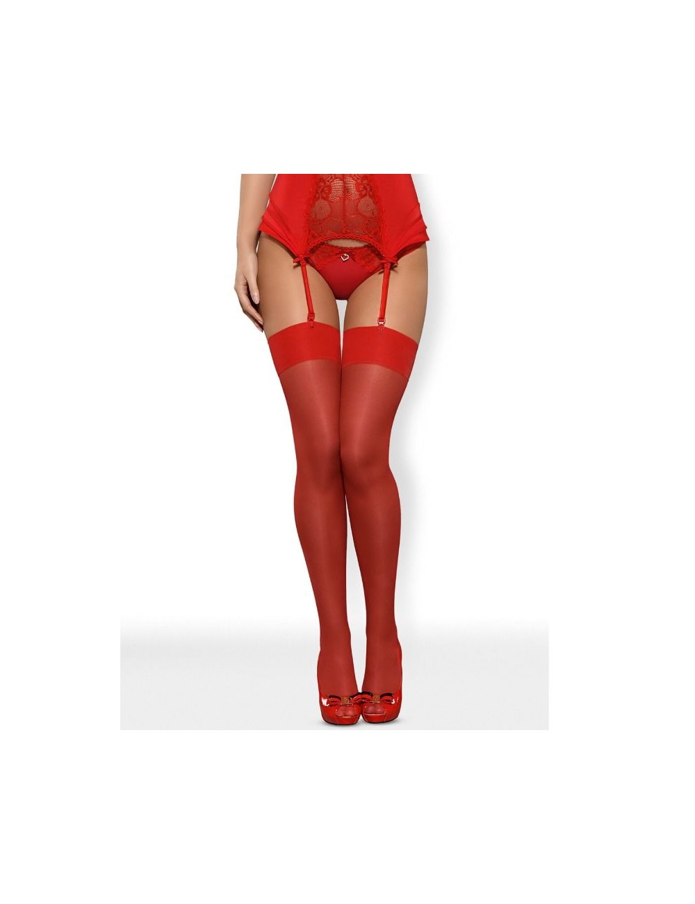 OBSESSIVE - STOCKINGS S800 RED S/M OBSESSIVE - STOCKINGS S800 RED S/M