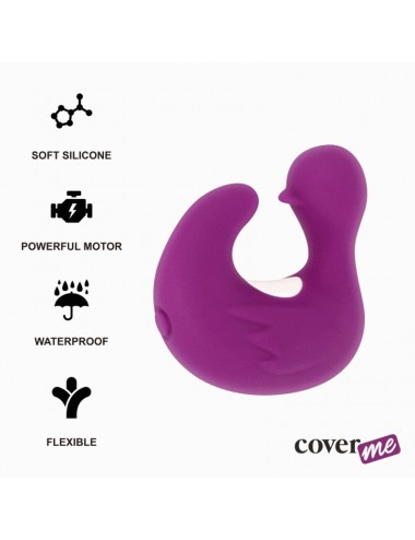 COVERME VIBRATOR DUCKYMANIA PURPLE