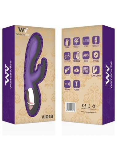 WOMANVIBE - VIORA SILICONE RECHARGEABLE VIBRATOR