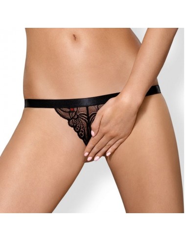OBSESSIVE - 828-THC-1 TANGA CON ABERTURA L/XL