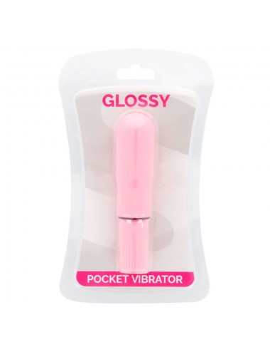 GLOSSY POCKET VIBRADOR ROSA