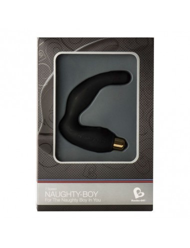 NAUGHTY-BOY 7 SPEED VIBRATING MASSAGER SCHWARZ