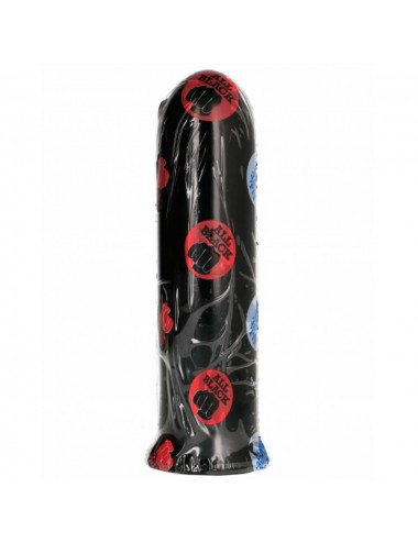 GANZ SCHWARZER DILDO 19CM