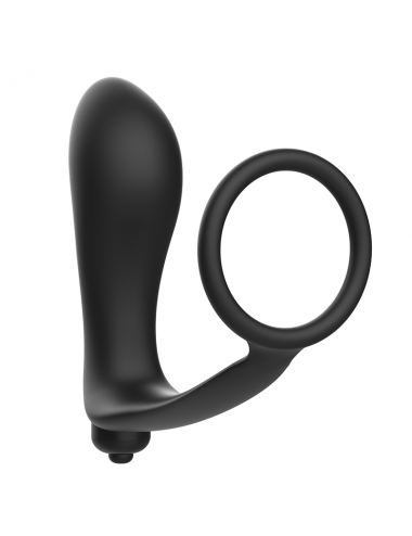 ADDICTED TOYS VIBRATORIGER ANAL PLUG MIT PENISRING