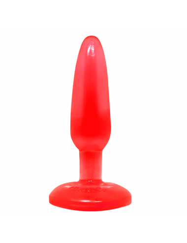 PLUG ANAL TACTO SUAVE ROJO 14.2