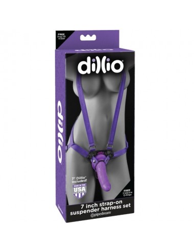 DILLIO 7 ZOLL STRAP-ON SUSPENDER HARNESS SET