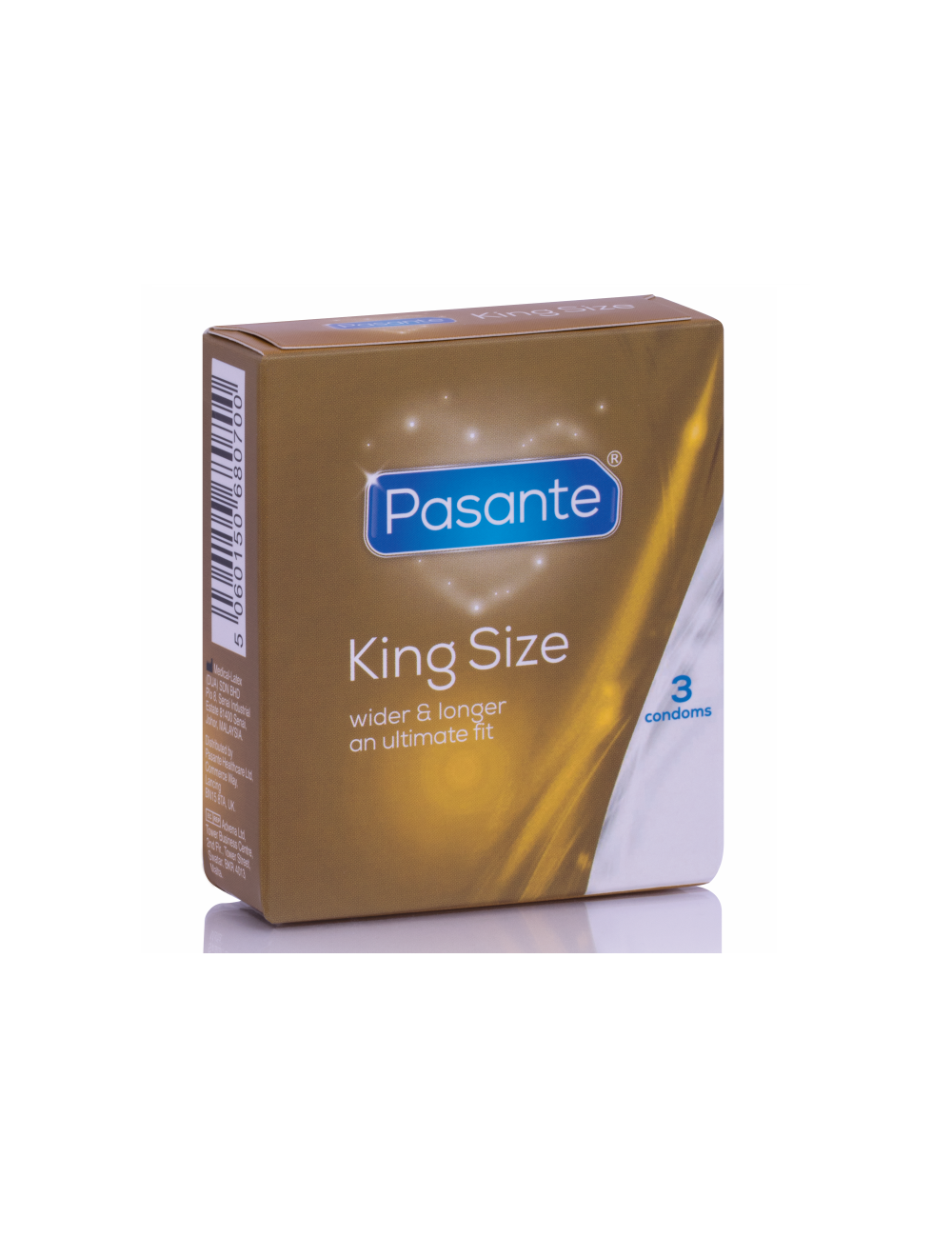 PASANTE PRESERVATIVOS KING MÁS LARGOS Y ANCHOS 3 UNIDADES PASANTE PRESERVATIVOS KING MÁS LARGOS Y ANCHOS 3 UNIDADES