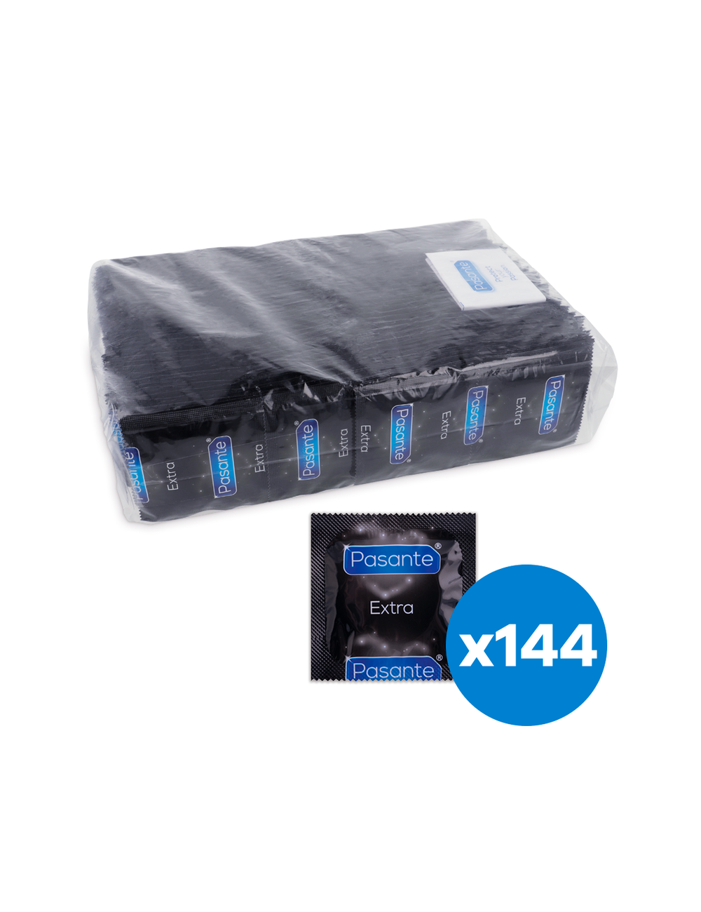 PASANTE EXTRA PRESERVATIVO EXTRA GRUESOS 144 UNIDADES