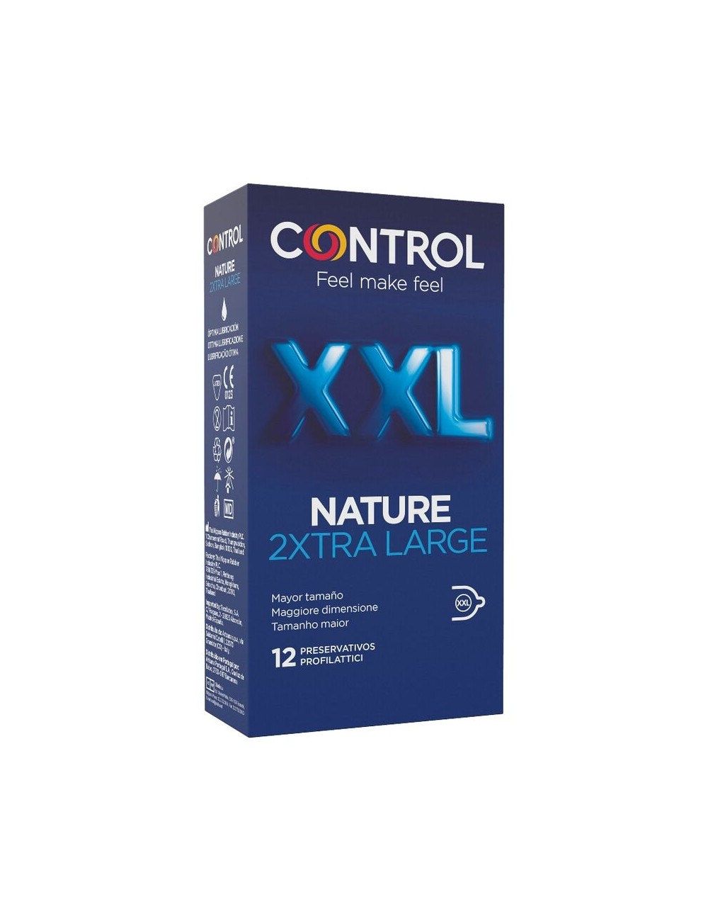 CONTROL NATURE 2XTRA LARGE XXL KONDOME - 12 EINHEITEN