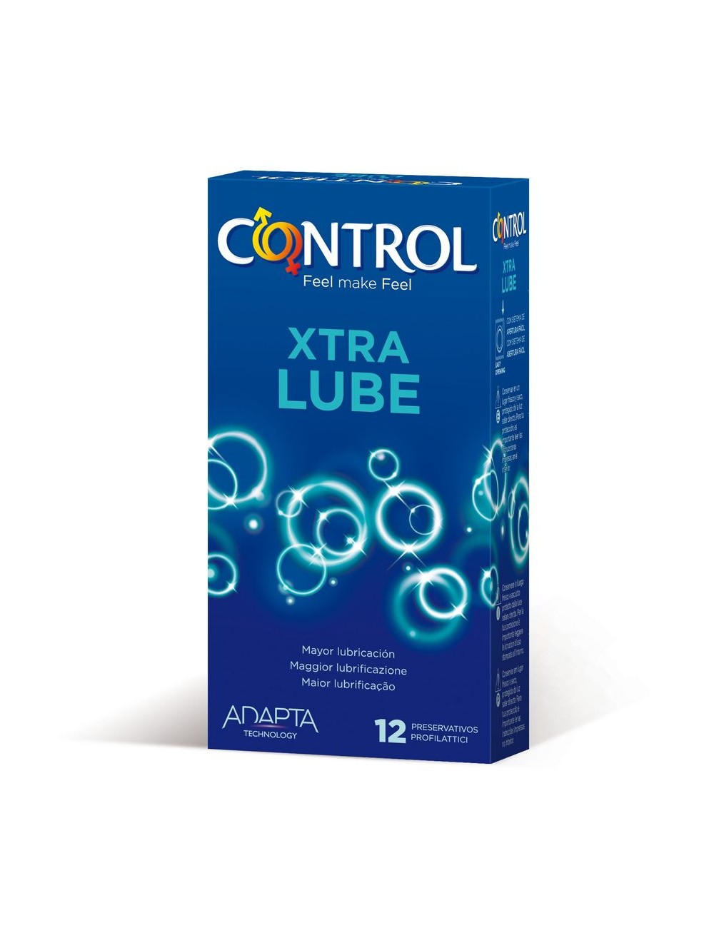 CONTROL ADAPTA NATURE EXTRALUBE CONDOMS 12 UNITS