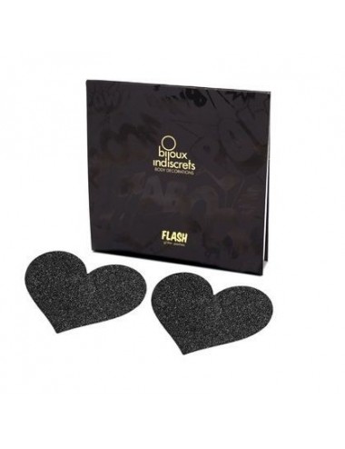 BIJOUX PEZONERAS FLASH CORAZÓN NEGRO