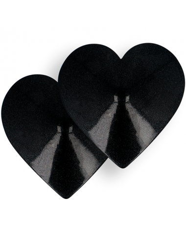COQUETTE CHIC DESIRE NIPPLE COVER - BLACK HEARTS