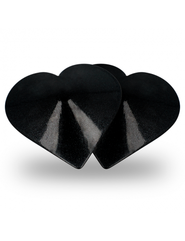 COQUETTE CHIC DESIRE NIPPLE COVER - BLACK HEARTS