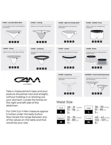 CUT4MEN - JOCKAIR PROVOKATIV - TATTOO XL