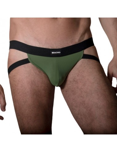 MACHO MX22V JOCKSTRAP - GRÜN S/M