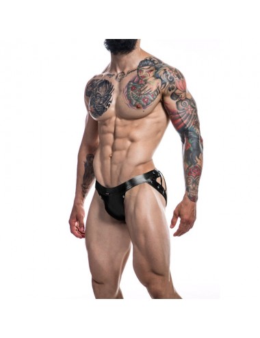 CUT4MEN - JOCKSTRAP DESIRE SCHWARZES KUNSTSTOFF L