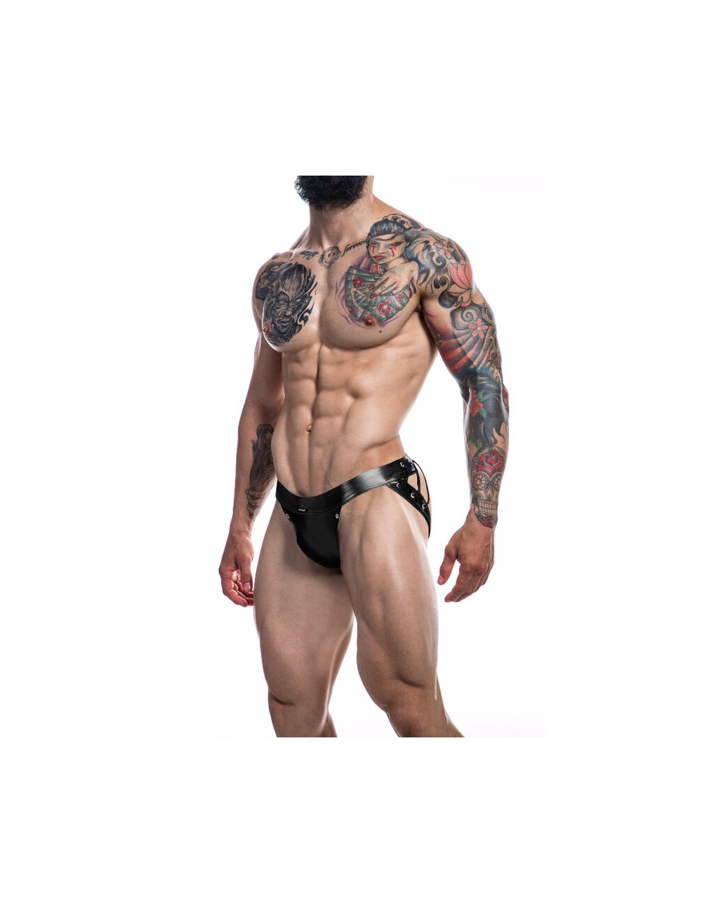 CUT4MEN - JOCKSTRAP DESIRE SCHWARZES KUNSTSTOFF L CUT4MEN - JOCKSTRAP DESIRE SCHWARZES KUNSTSTOFF L