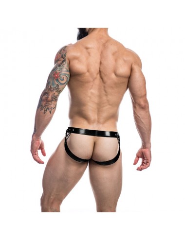 CUT4MEN - JOCKSTRAP DESIRE SCHWARZES KUNSTSTOFF L