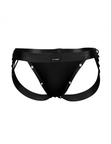 CUT4MEN - JOCKSTRAP DESIRE SCHWARZES KUNSTSTOFF L